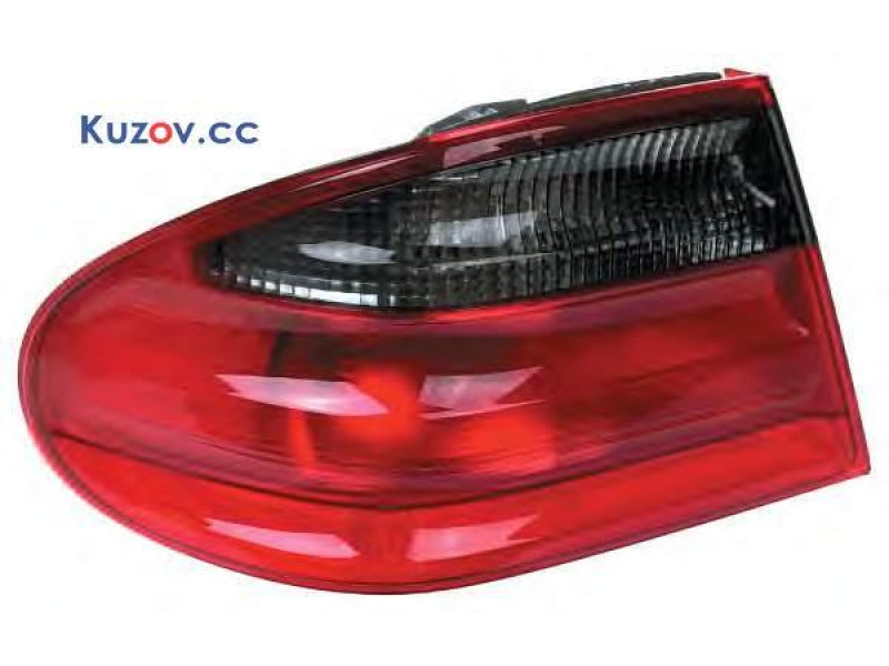 Ліхтар задній Mercedes Е-Class W210 95-99 правий (Depo) зовнішній, червоно-димчастий 2108208264