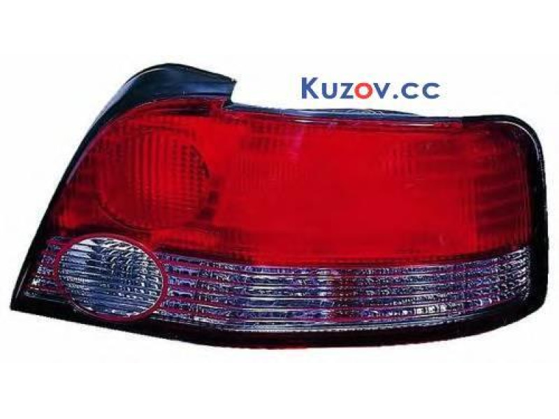 Ліхтар задній Mitsubishi Galant седан 99-01 правий (Depo) димчаста вставка 214-1980R-U MR439898