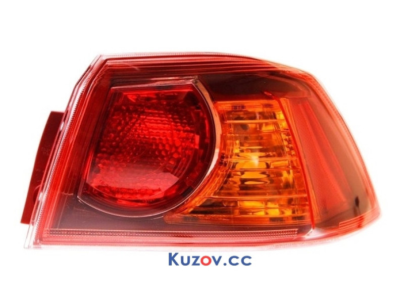 Ліхтар задній Mitsubishi Lancer X (10) 07 - лівий (Depo) зовнішній, червоний 8330A371