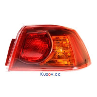 Ліхтар задній Mitsubishi Lancer X (10) 07 - правий (Depo) зовнішній, червоний 8330A372