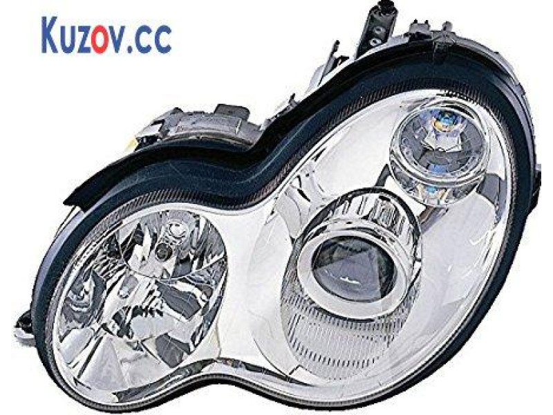 Фара Mercedes C-Class W203 00-07 ліва (Depo) електричних ма., рифлений розсіювач, D2S H7 2038203761
