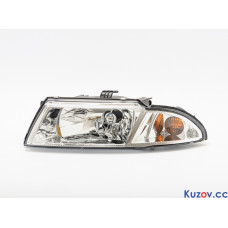 Фара Mitsubishi Carisma 99-04 ліва (Depo) світлий розсіювач 214-1157L-LD-EM MR485384
