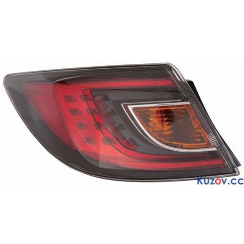 Ліхтар задній Mazda 6 2008-2010 хетчбек/седан правий DEPO зовнішній, червоний Led GS1F51160D