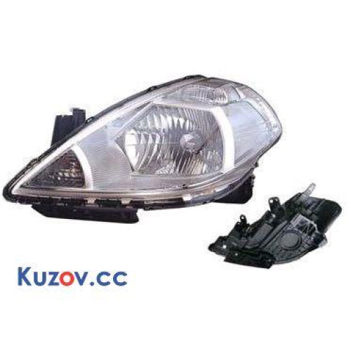 Фара Nissan Tiida 2005-2014 ліва DEPO ел. кор.азіат. версія 26060ED025