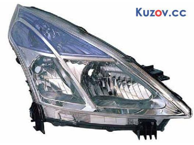 Фара Nissan Teana 08-14 ліва (Depo) H11 H9 ел. кор.26060JN60A