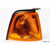 Покажчик повороту біля фари Audi 80 B3/B4 86-94 правий, жовтий (Depo) 1307201E 893953050