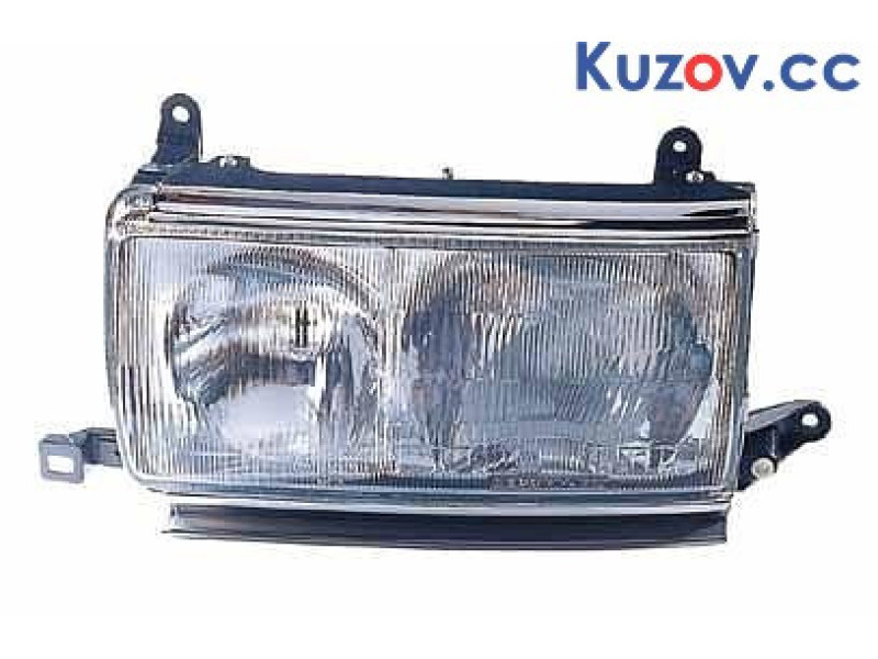 Фара Toyota Land Cruiser (J8) 91-96 права (Depo) хром. смужки 212-1173R-LD-E 8111060695