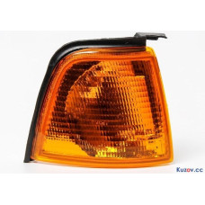 Покажчик повороту біля фари Audi 80 B3/B4 86-94 лівий, жовтий (Depo) 1307191E 893953049A