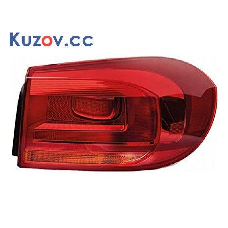 Ліхтар задній VW Tiguan 11-16 правий зовнішній (Depo) 5N0945096N