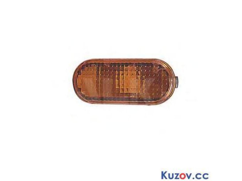 Повторювач повороту на крилі VW Caddy 95-04 лівий/правий, жовтий (Depo) 3A0949101A