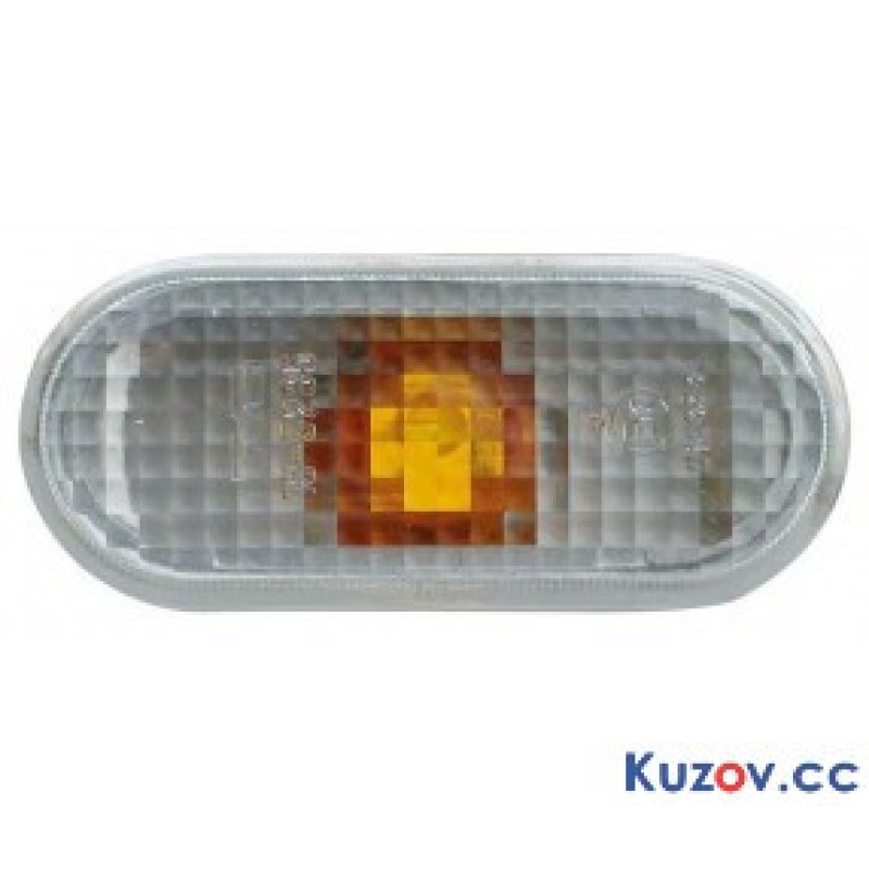 Повторювач повороту на крилі Seat Leon 05-12 лівий=правий, білий рифлений з білою вставкою (FPS) 1J5949117A