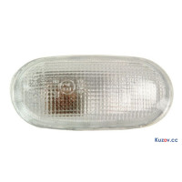 Повторювач повороту на крилі Mitsubishi L200 05-15 лівий/правий, білий (Depo) MR574781