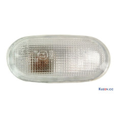 Повторювач повороту на крилі Mitsubishi L200 05-15 лівий/правий, білий (Depo) MR574781