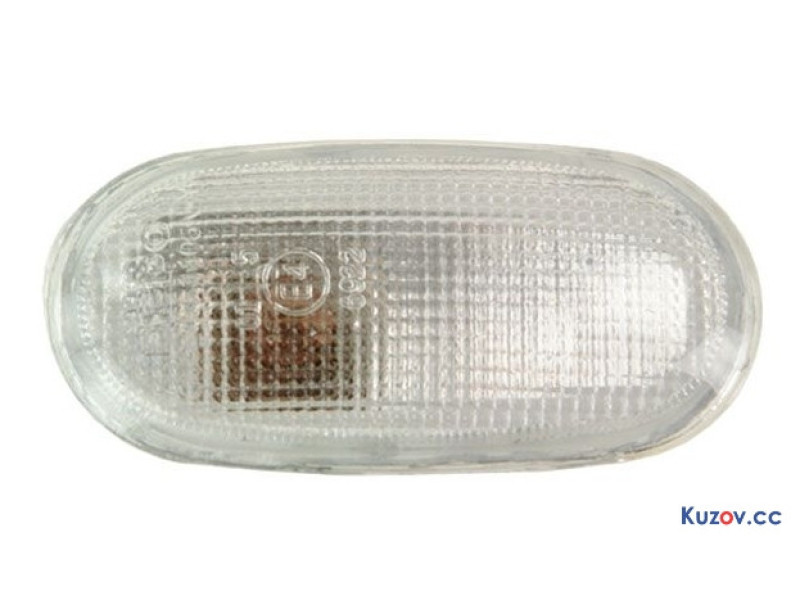 Повторювач повороту на крилі Mitsubishi L200 05-15 лівий/правий, білий (Depo) MR574781