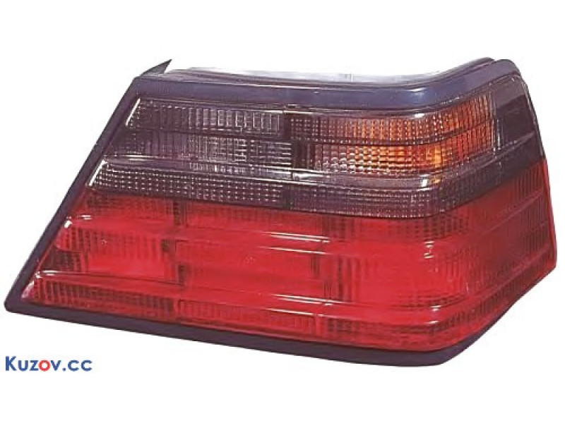 Скло заднього ліхтаря Mercedes E-Class W124 84-96 ліве, седан, червоно-димч. (Depo) 00-440-1910LEDR 1248203366