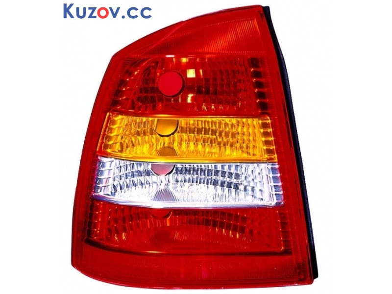 Ліхтар задній Opel Astra G седан 98-09 лівий (Depo) червоно-білий 442-1934L-UE 6223023