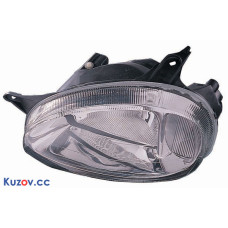 Фара Opel Combo 93-00 права (Depo) електричних ма., гладке скло 5555105E