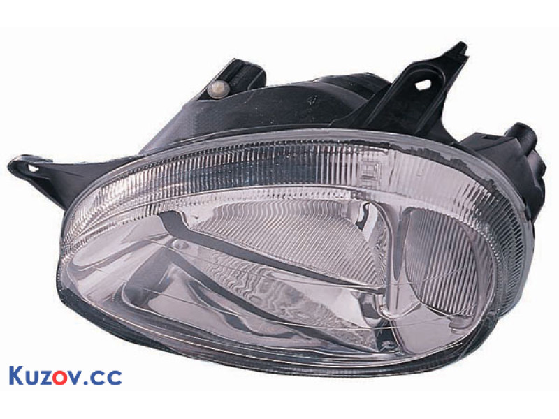 Фара Opel Combo 93-00 права (Depo) електричних ма., гладке скло 5555105E