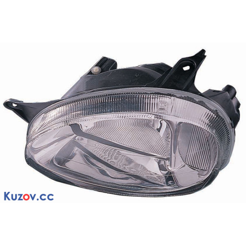 Фара Opel Combo 93-00 права (Depo) електричних ма., гладке скло 5555105E