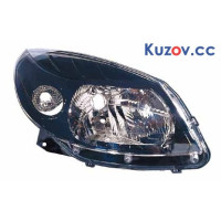 Фара Renault Sandero 08-12 ліва (Depo) мех./електричних ма., черн 2805090E 8200526423