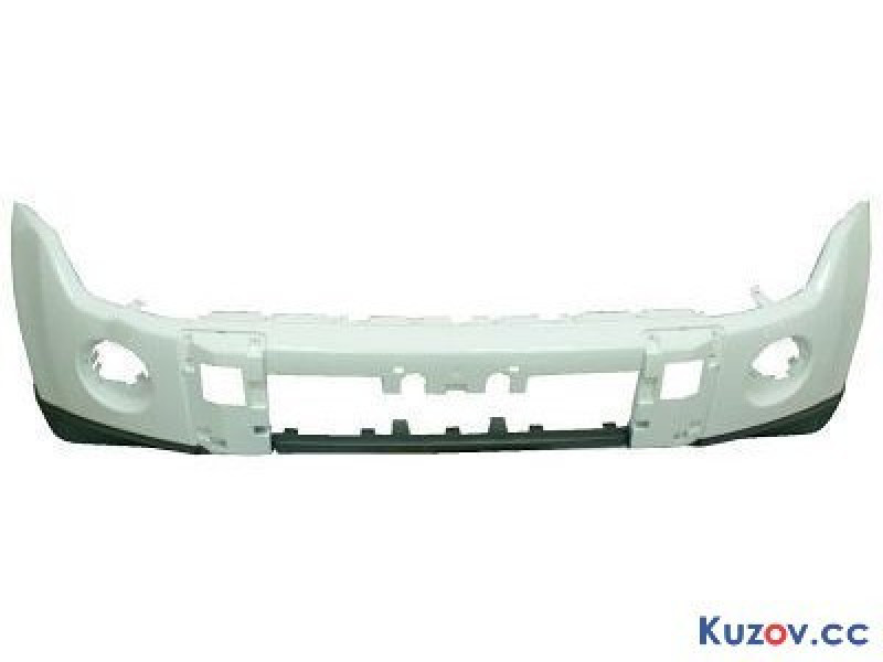 Бампер передній (верх-під покрас., низ-черн., без отв. омивача) Mitsubishi Pajero Wagon 4 2007- FPS 6400B761WB