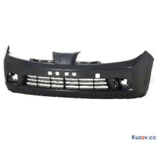 Бампер передній чорний Nissan Tiida 2005-, арабська версія FPS 62022ED540