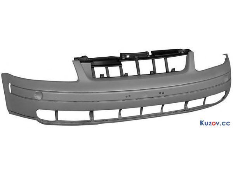 Бампер передній, чорний, без спойлера, VW Passat B5 1997-2000, FPS, 3B0807217