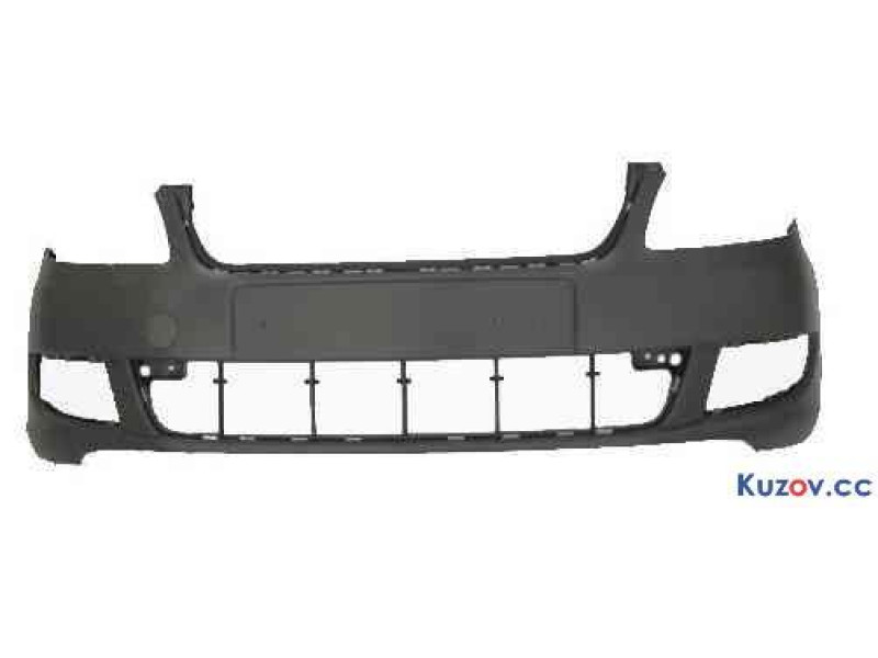 Бампер передній з отвором омивача фар Skoda Fabia 2 2010-2014 FPS 5J0807221E