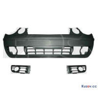 Бампер передній з накладками і гратами VW Polo 2002-2005 FPS 6Q0807217G