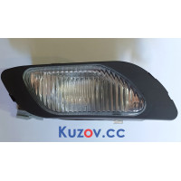 Протитуманна фара Daewoo Nexia 95-08 права (FPS) рифлене скло, сіра рамка 96175354D