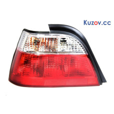 Ліхтар задній Daewoo Nexia 95-08 лівий (Depo) біло-прозр. вставка 222-1904L-U 96187410