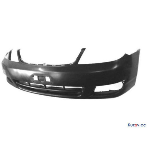 Бампер передній з отворами під ПТФ Toyota Corolla E12 2005-2007 FPS 5211902560 (чорний)