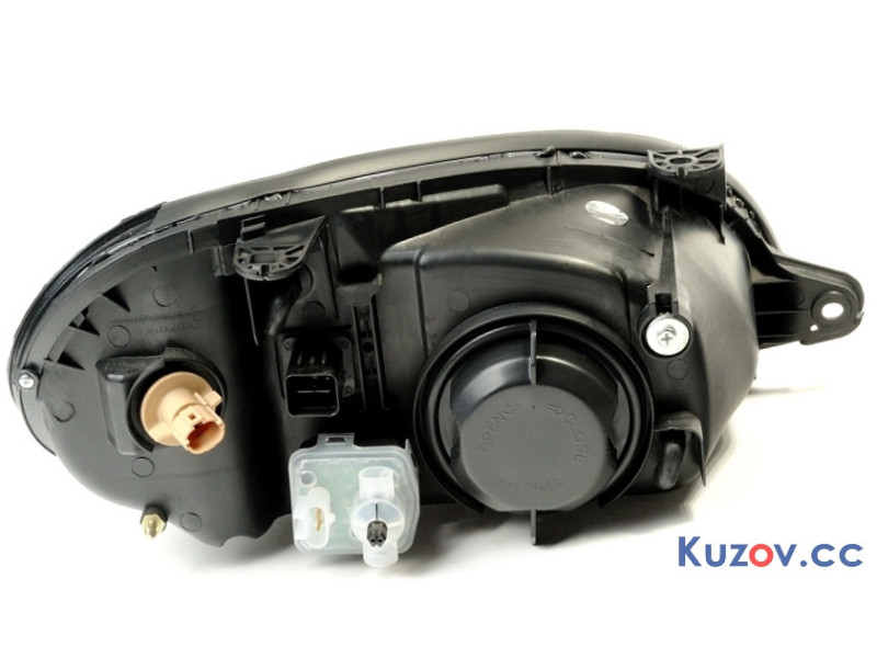Фара передня права Daewoo Lanos, Sens 98-18 FPS (ел. коректор, сірий корпус, Depo)