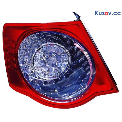 Ліхтар задній VW Jetta lll 2006-2010 правий DEPO зовнішній LED 1K5945096G