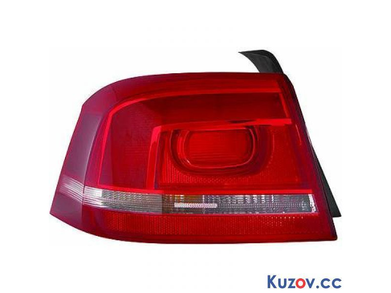 Ліхтар задній VW Passat B7 Європа 10-14 правий (Depo) світла полоска3АЕ945096С