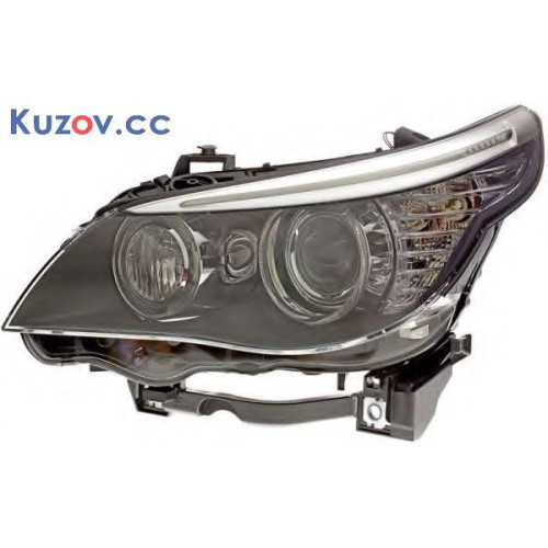 Фара BMW 5 E60 2006-2010 ліва ел. кор.(БЕЗ AFS) DEPO LED 63127177727