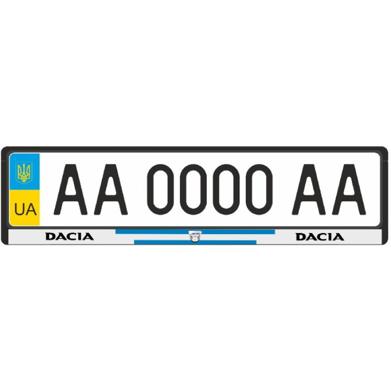 Рамка номера Dacia