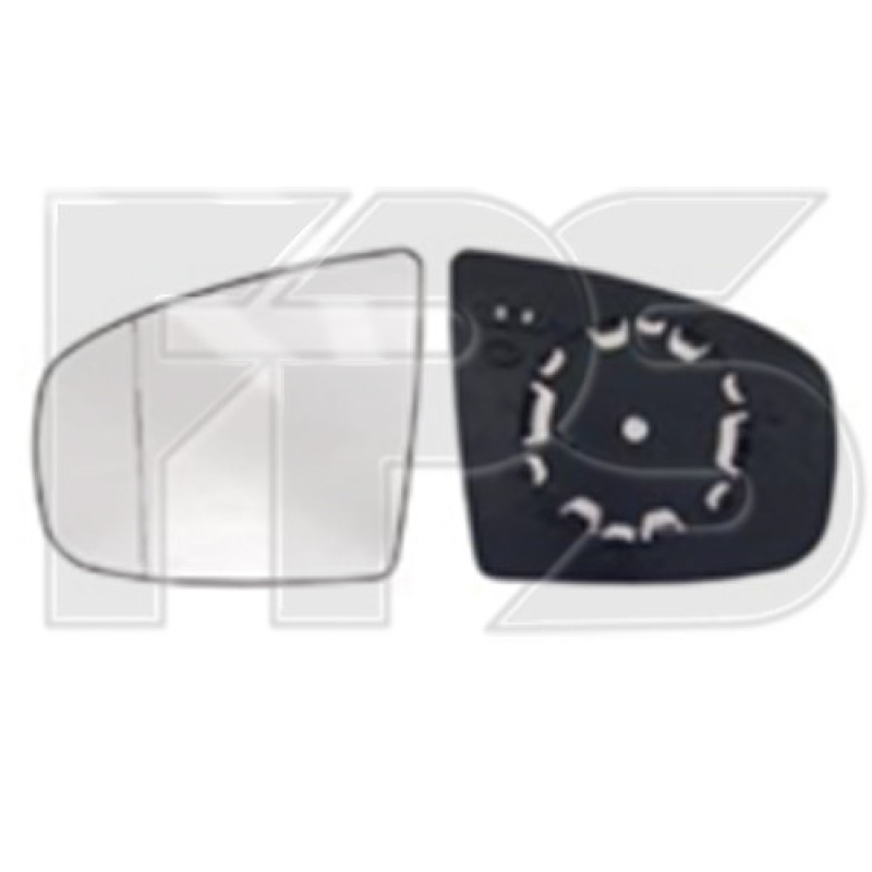 Вкладиш дзеркала правий з обігрівом BMW X5 E70, X6 E71 2006-2014 Китай