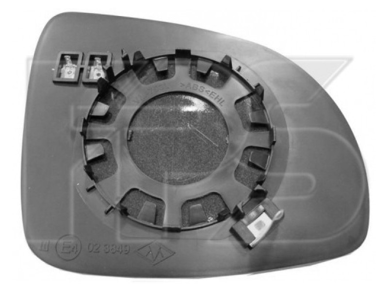 Вкладиш дзеркала правий Kia Picanto 2008-2010 FPS FP 4028 M12