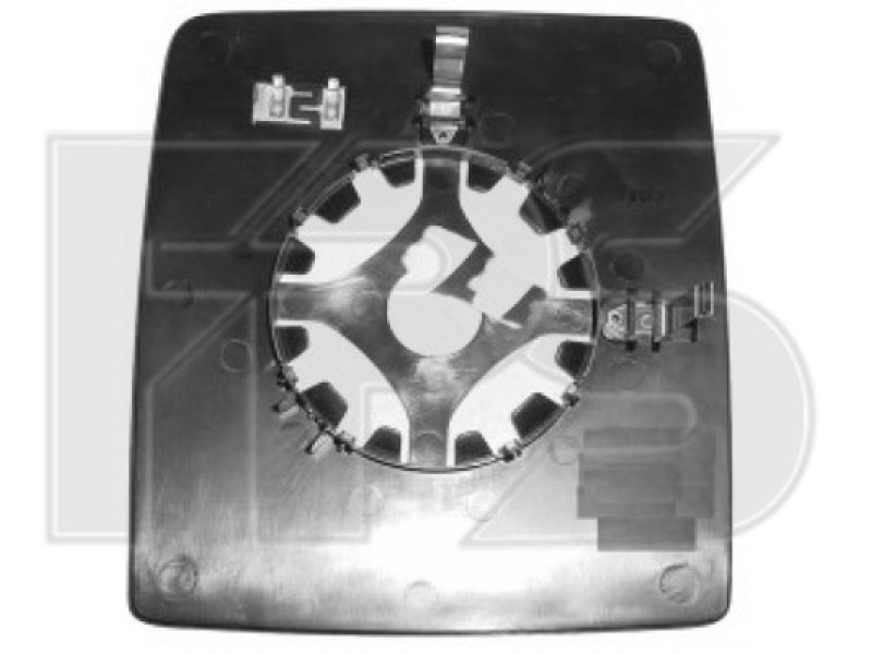 Вкладиш дзеркала правий (без обігріву) Opel Combo 2001-2012 FPS