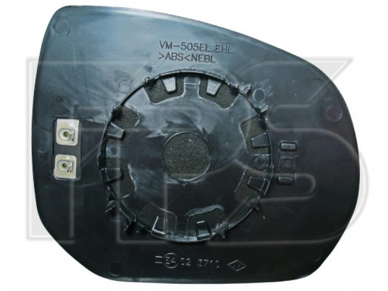 Вкладиш дзеркала правий Citroen C4 Picasso, Peugeot 3008 2009- (FPS)