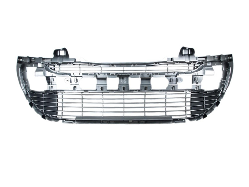 Решітка бампера Peugeot 308 08-11 зовнішня, під фарбування (світлий металік) (FPS) 7414VH
