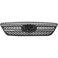 Решітка радіатора Kia Ceed 06-10 чорна з хром молдингом (FPS) 863501H000