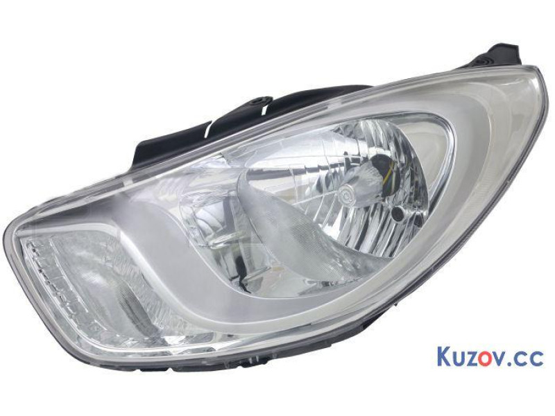 Фара Hyundai i-10 07-13 ліва, ел. кор.(Depo) хром 921010X120