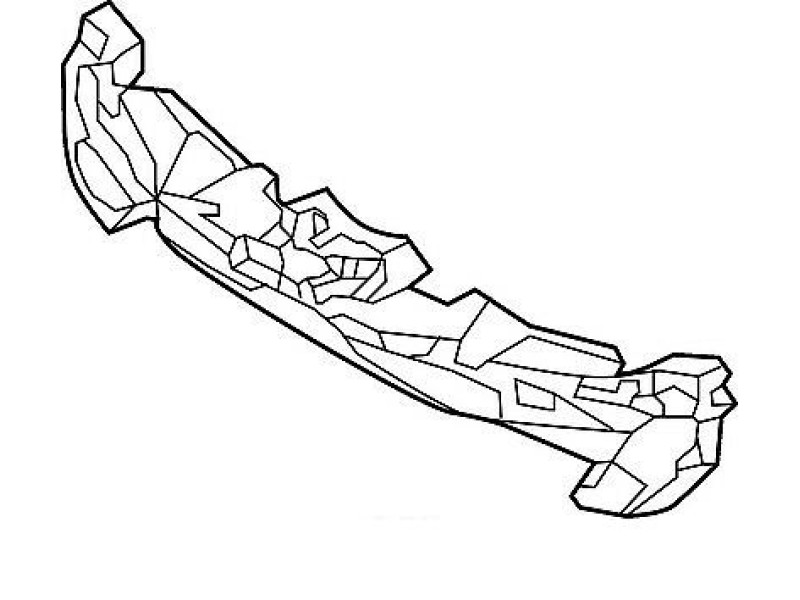 Абсорбер передьного бампера Hyundai i30 12-16 (Тайвань) 86520A5000