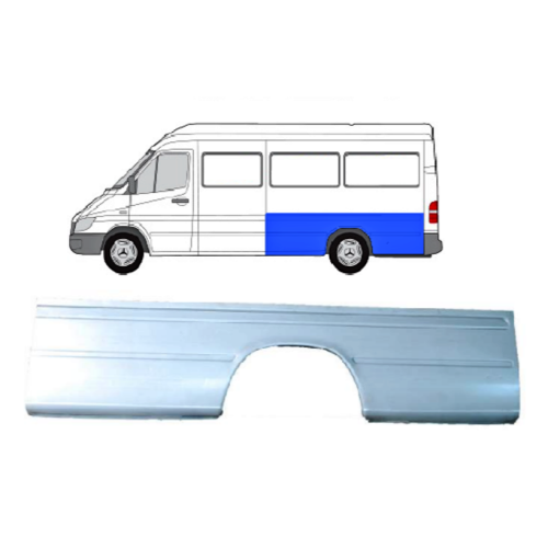 Арка задня ліва Mercedes Sprinter W901-W903, VW LT 2 довга база