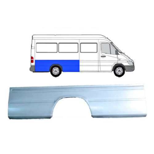 Арка задня права Mercedes Sprinter W901-W903, VW LT 2 довга база 1995-2006 Polcar