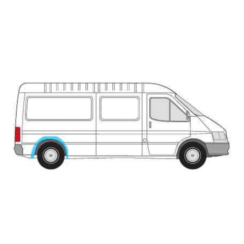 Арка задня внутрішня права Ford Transit 1991-2000 довга база POTRYKUS 2515558P