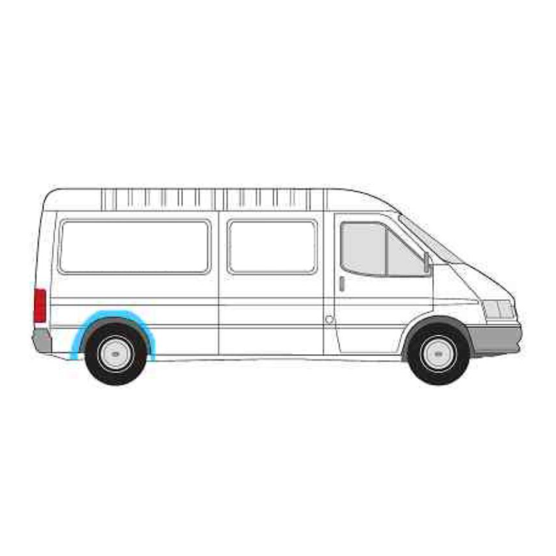 Арка задня внутрішня права Ford Transit 91-00 довга база (KH)