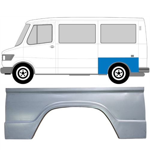 Арка задня ліва Mercedes 207-410 1977-1995 (KH) довжина 136,5 см